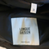 Moncler Oredon Belted Short Down Parka Black Size 3 Hooded Puffer Jacket