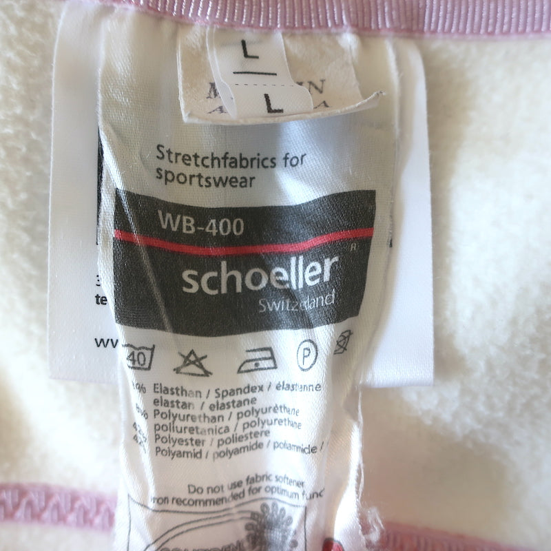 Frauenschuh Jacket Ivory Stretch Polyester-Blend Size Large