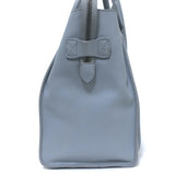 Celine Mini Luggage Tote Antique Blue Leather