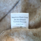 Tuckernuck Clayton Long Sleeve Polo Sweater Beige Knit Size Medium/Large NEW