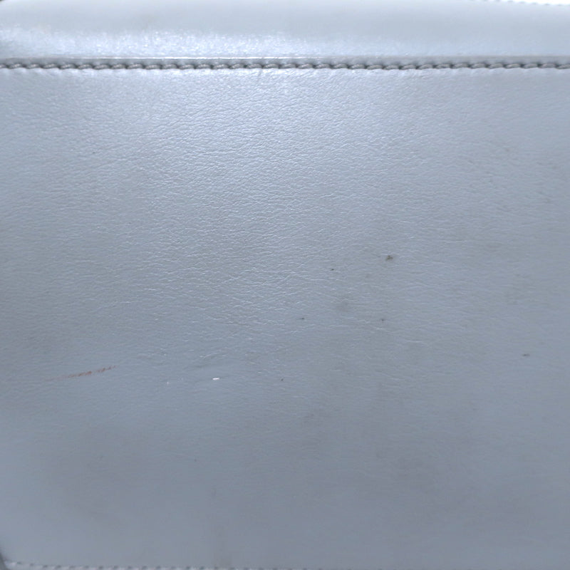Celine Mini Luggage Tote Antique Blue Leather