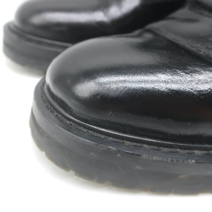 Saint Laurent William Double-Laced Combat Boots Black Leather Size 37