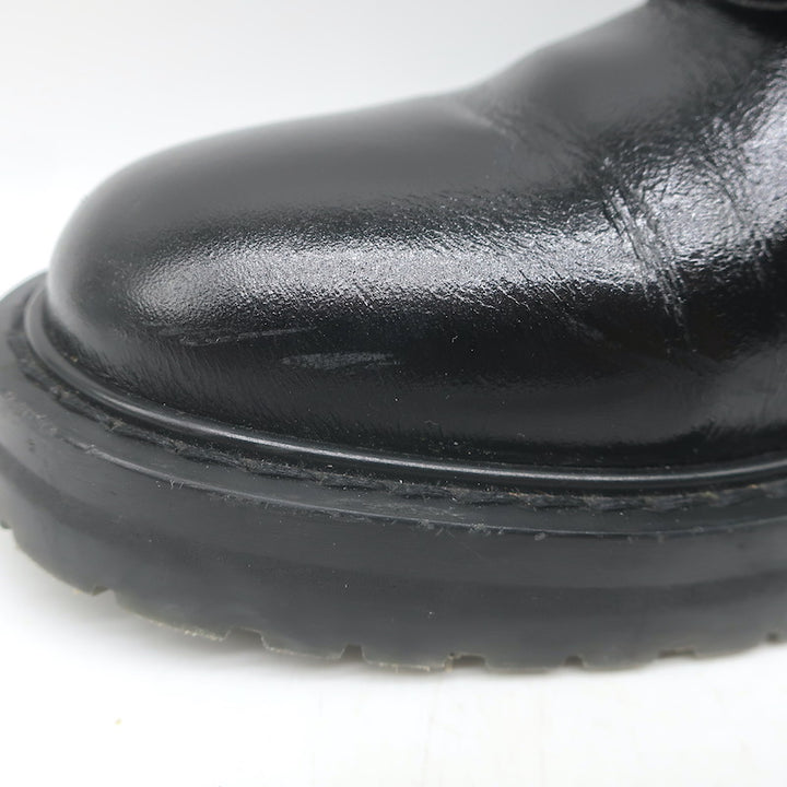 Saint Laurent William Double-Laced Combat Boots Black Leather Size 37