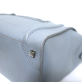 Celine Mini Luggage Tote Antique Blue Leather