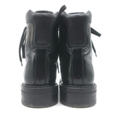 Saint Laurent William Double-Laced Combat Boots Black Leather Size 37