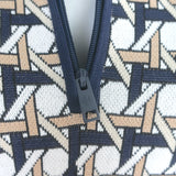 Tory Burch Polo Dress Basketweave Jacquard Knit Size Small Short Sleeve Mini