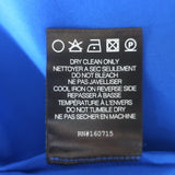 SER.O.YA Dianie Long Sleeve Wrap Dress Royal Blue Stretch Satin Size Small NEW