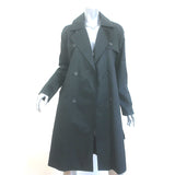 Everlane The Modern Trench Coat Black Cotton Size Small