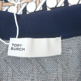 Tory Burch Polo Dress Basketweave Jacquard Knit Size Small Short Sleeve Mini