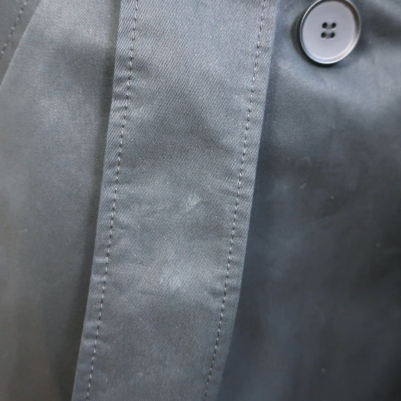 Everlane The Modern Trench Coat Black Cotton Size Small