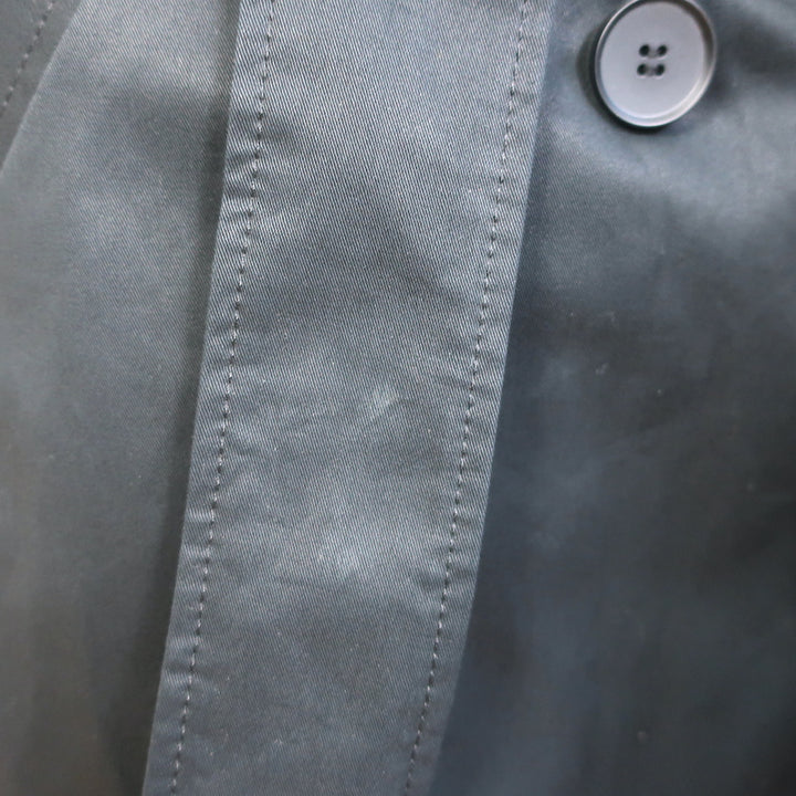 Everlane The Modern Trench Coat Black Cotton Size Small
