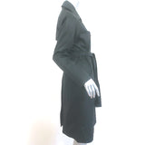 Everlane The Modern Trench Coat Black Cotton Size Small