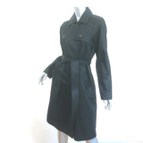 Everlane The Modern Trench Coat Black Cotton Size Small