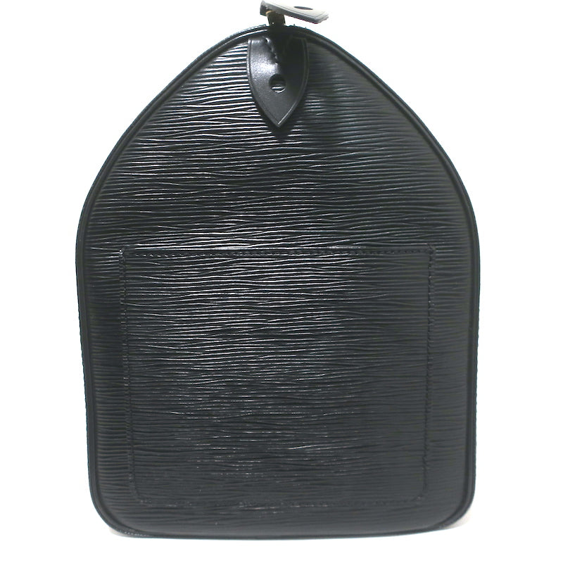Louis Vuitton Speedy 40 Bag Black Epi Leather Extra Large Duffle