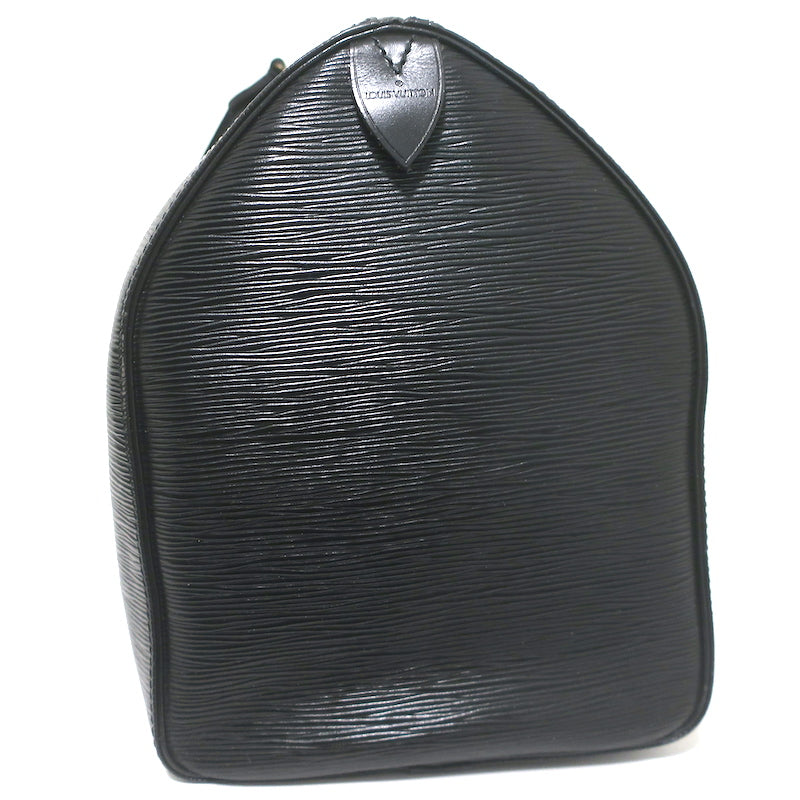 Louis Vuitton Speedy 40 Bag Black Epi Leather Extra Large Duffle