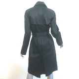 Everlane The Modern Trench Coat Black Cotton Size Small