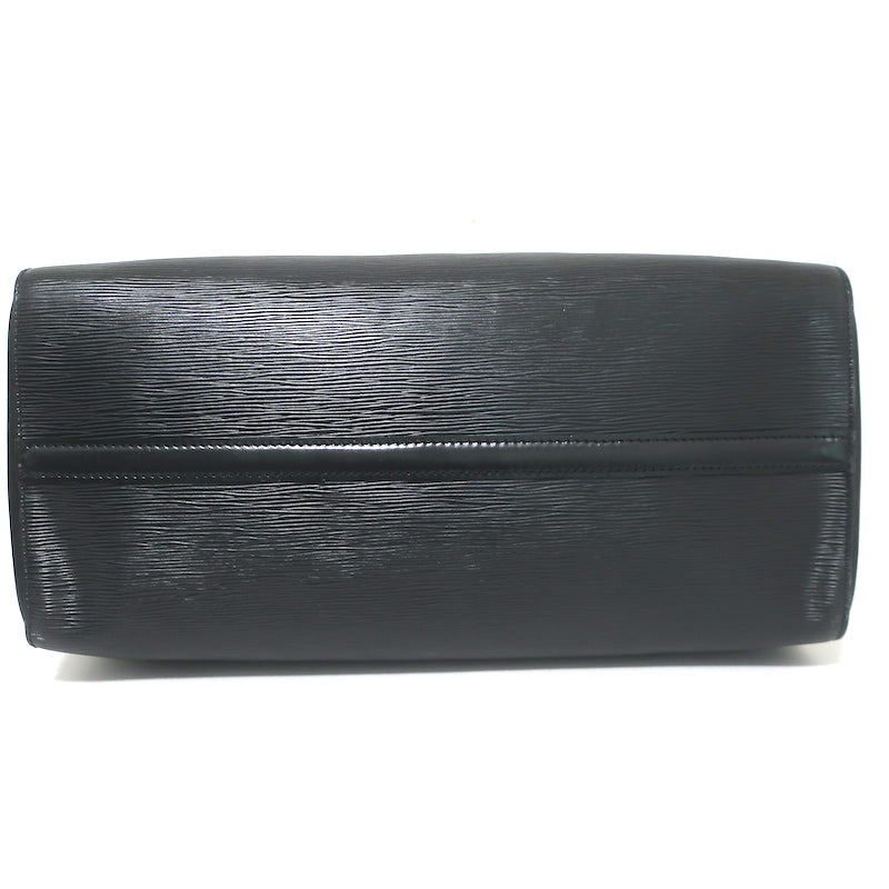 Louis Vuitton Speedy 40 Bag Black Epi Leather Extra Large Duffle