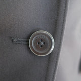 Helmut Lang Cut & Sew Zipped-Sleeve Blazer Black Stretch Jersey Size 0