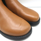 The Row Gaia Chelsea Boots Caramel Leather Size 39.5 Gored Ankle Boots