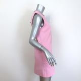 AREA Cutout Crystal Heart-Back Mini Dress Powder Pink Size Small