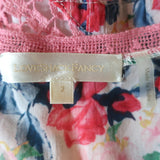 LoveShackFancy Carmie Embroidered Victorian Floral Maxi Dress Pink Size 2