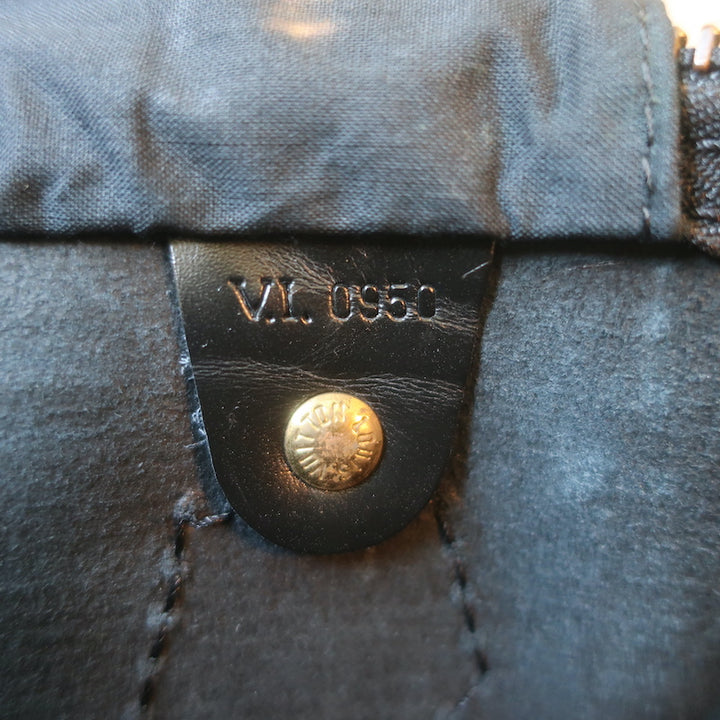 Louis Vuitton Speedy 40 Bag Black Epi Leather Extra Large Duffle