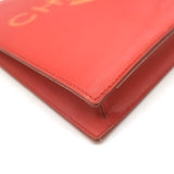 Chanel 2000 CC Hologram Tote Persimmon Vinyl Chain-Strap Small Shoulder Bag