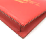 Chanel 2000 CC Hologram Tote Persimmon Vinyl Chain-Strap Small Shoulder Bag