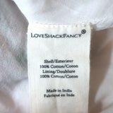 LoveShackFancy Carmie Embroidered Victorian Floral Maxi Dress Pink Size 2