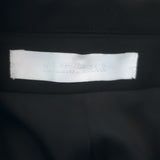 Helmut Lang Cut & Sew Zipped-Sleeve Blazer Black Stretch Jersey Size 0