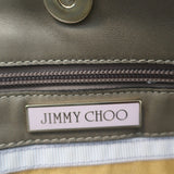 Jimmy Choo Tatum Fringed Elaphe Snakeskin Large Shoulder Bag Brown