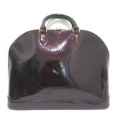 Louis Vuitton Alma GM Bag Amarante Monogram Vernis Patent Leather