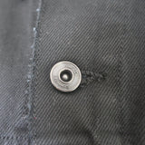 Proenza Schouler Belted Denim Jacket Black Cotton Size Medium