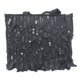 LeSportsac x Libertine Fringe Boat Tote Black Nylon Large Crossbody Bag NEW