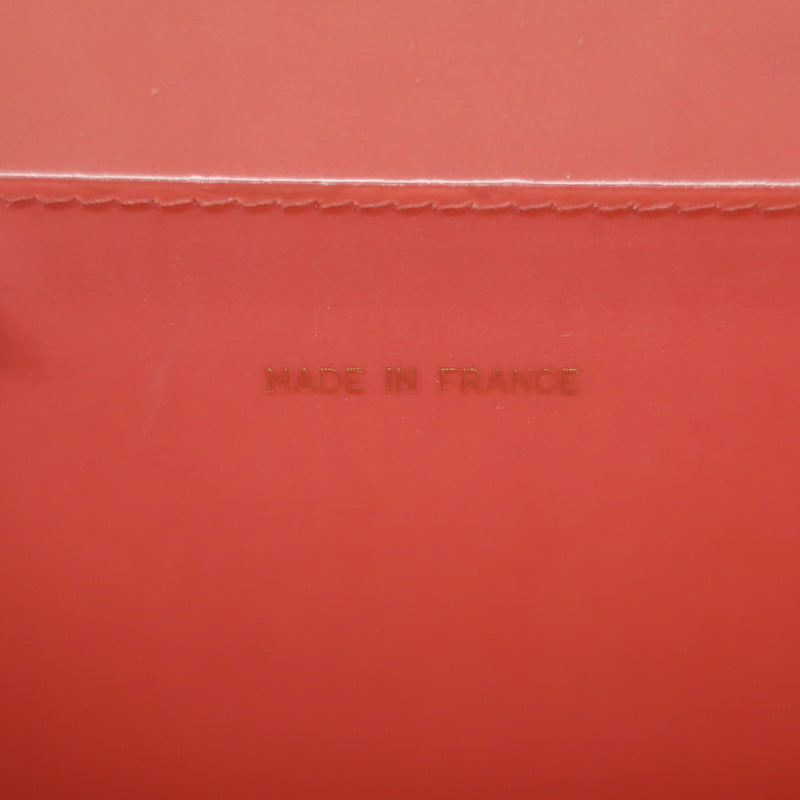 Chanel 2000 CC Hologram Tote Persimmon Vinyl Chain-Strap Small Shoulder Bag