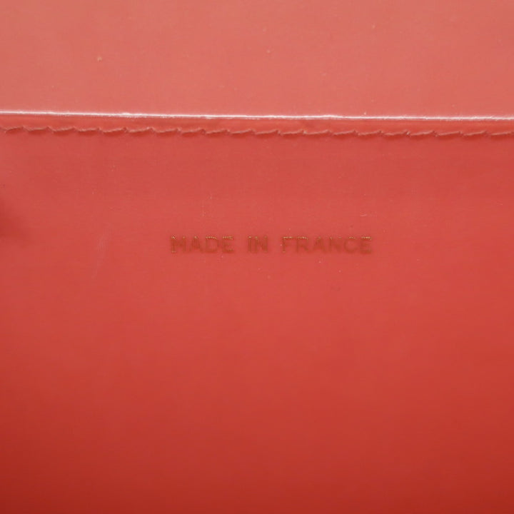 Chanel 2000 CC Hologram Tote Persimmon Vinyl Chain-Strap Small Shoulder Bag