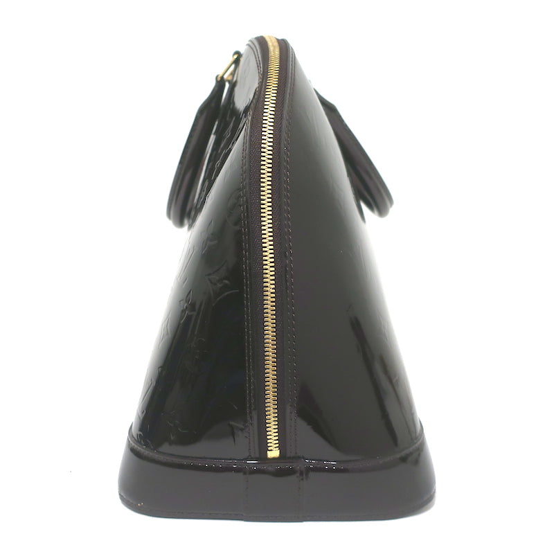 Louis Vuitton Alma GM Bag Amarante Monogram Vernis Patent Leather