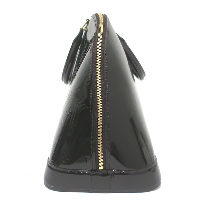 Louis Vuitton Alma GM Bag Amarante Monogram Vernis Patent Leather
