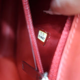 Chanel 2000 CC Hologram Tote Persimmon Vinyl Chain-Strap Small Shoulder Bag