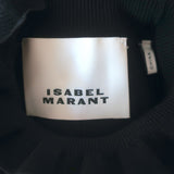 Isabel Marant Gisole Pointelle Knit Turtleneck Maxi Dress Black Size 34