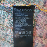 Zimmermann midi ribbed knit sweater dress in multi-color mouline — authentic pre-owned, gently worn luxury