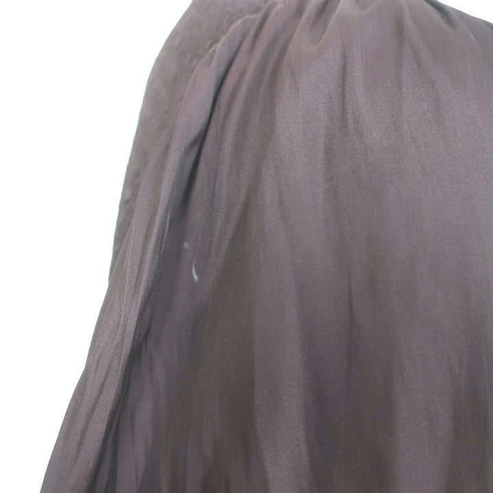 Ulla Johnson Shaina Embroidered Midi Dress Dark Brown Plisse Satin Size 2