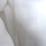 Raquel Allegra Button Down Shirt Cream Cotton-Silk Size 0 Long Sleeve Blouse