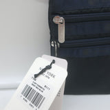 LeSportsac 3-Zip Cosmetic Bag Deep Sea Blue Nylon NEW