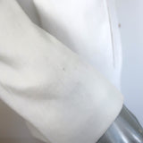 Jenni Kayne Keaton Blazer White Stretch Linen Size 2 Double Breasted Jacket