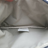 LeSportsac 3-Zip Cosmetic Bag Deep Sea Blue Nylon NEW