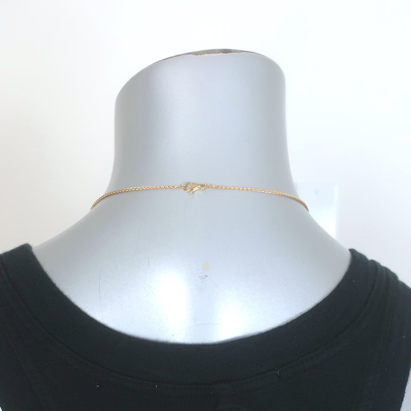 Marie Lichtenberg Dado 13mm Diamond Dice Charm on Spiga Chain 18k Gold NEW
