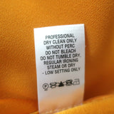 Monse One-Sleeve Top Marigold Crepe Size 6 Open Back Blouse