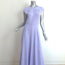 Victoria Beckham Cap Sleeve Midi Dress Lavender Silk Size US 6