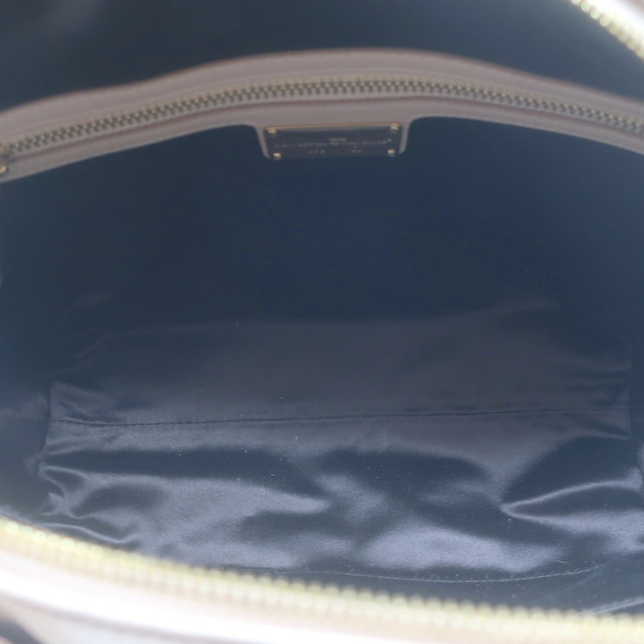 Salvatore Ferragamo Fiamma Medium Top-Handle Bag Bisque Leather